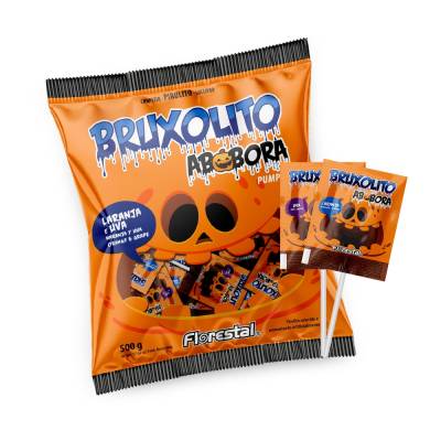 PIRULITO BRUXOLITO ABOBORA 500G