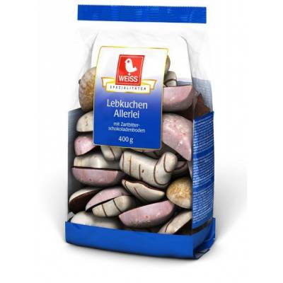 BISCOITOS DOCES LEBKUCHEN ALLERLEI 600G